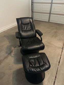 Wayfair reclining chair and leg stand