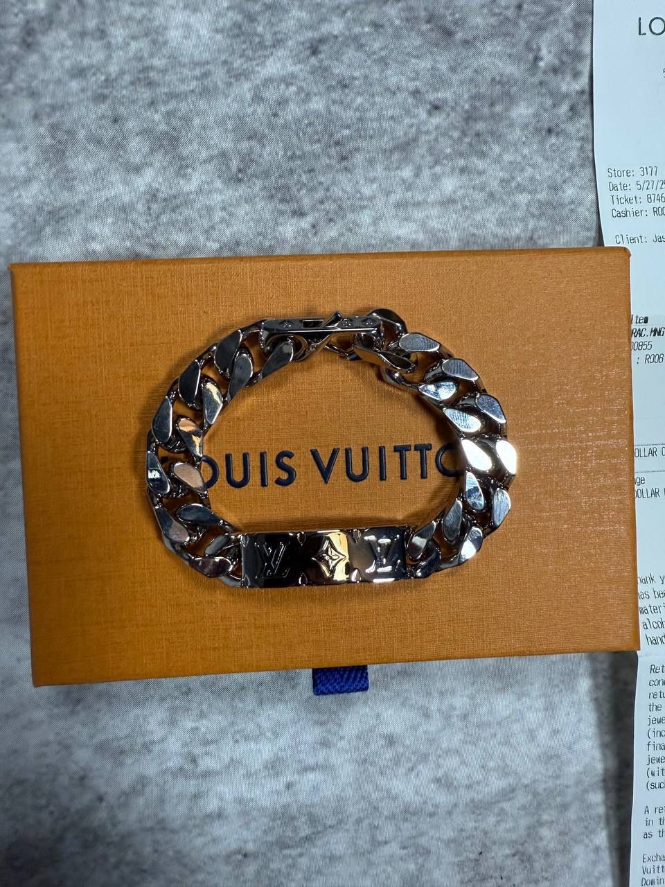 Louis Vuitton Monogram Chain Bracelet