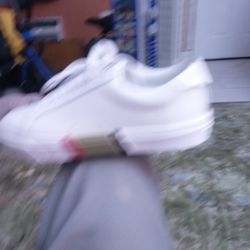  Brand New White Burberry Shoes