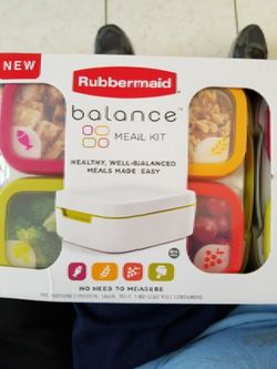 Rubbermaid 22 piece balance meal kit