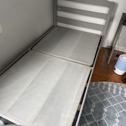Grey - Twin sized bed 