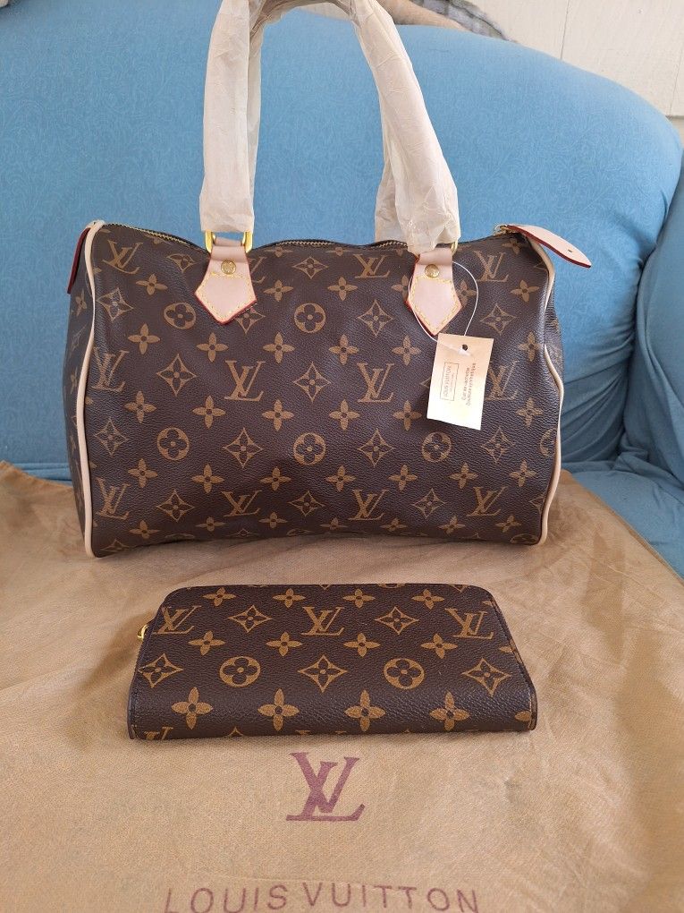 Louis Vuitton Matching HandBag And Wallet