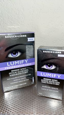Brand NEW! 👁️   Lumify Eye Care Products - Single Use/Large Bottle(((PENDING PICK UP TODAY)))