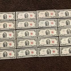 Billetes Con Sello Rojo😎