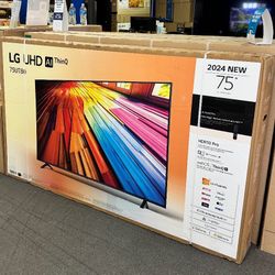 LG 75” UT8000 4K HDR SMART TV