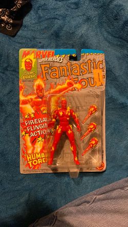 Marvel superheroes Fantastic Four Human Torch