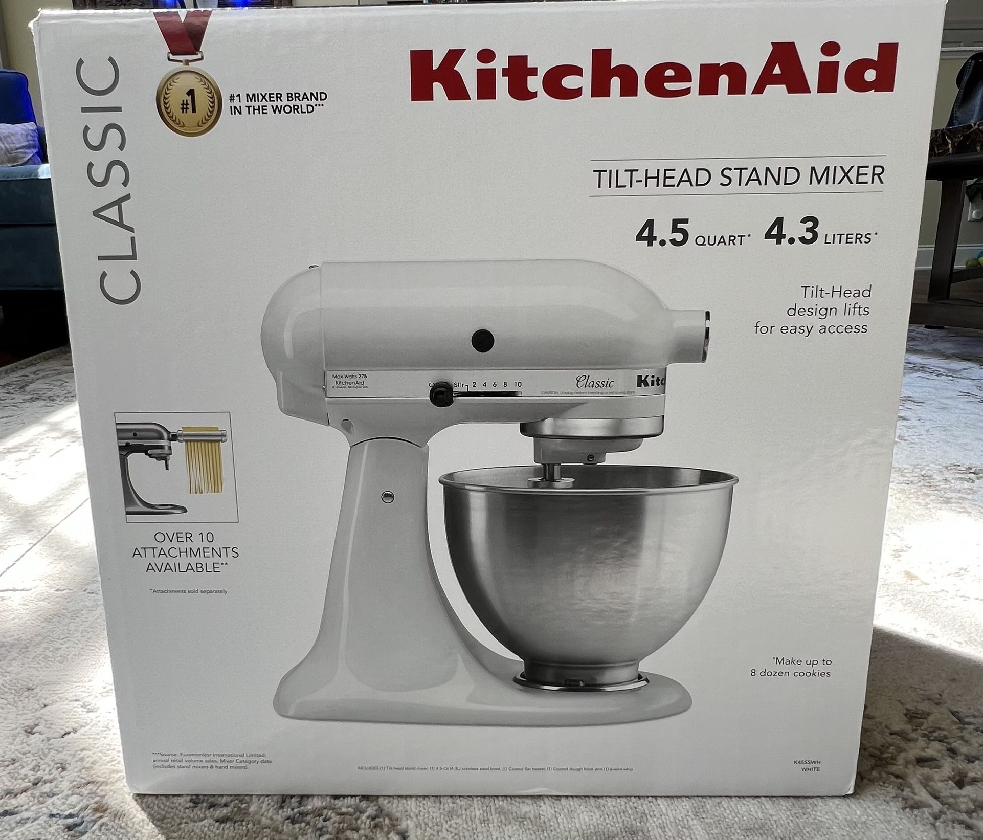 【フードプロセッサー】KitchenAid ホワイト SALE‼️Kitchen Aid 4.5 Quart ホワイト 【公式通販】