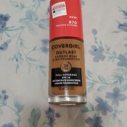 Covergirl Outlast Extreme Wear 3-in-1 Full Coverage Liquid Foundation, SPF 18 Sunscreen