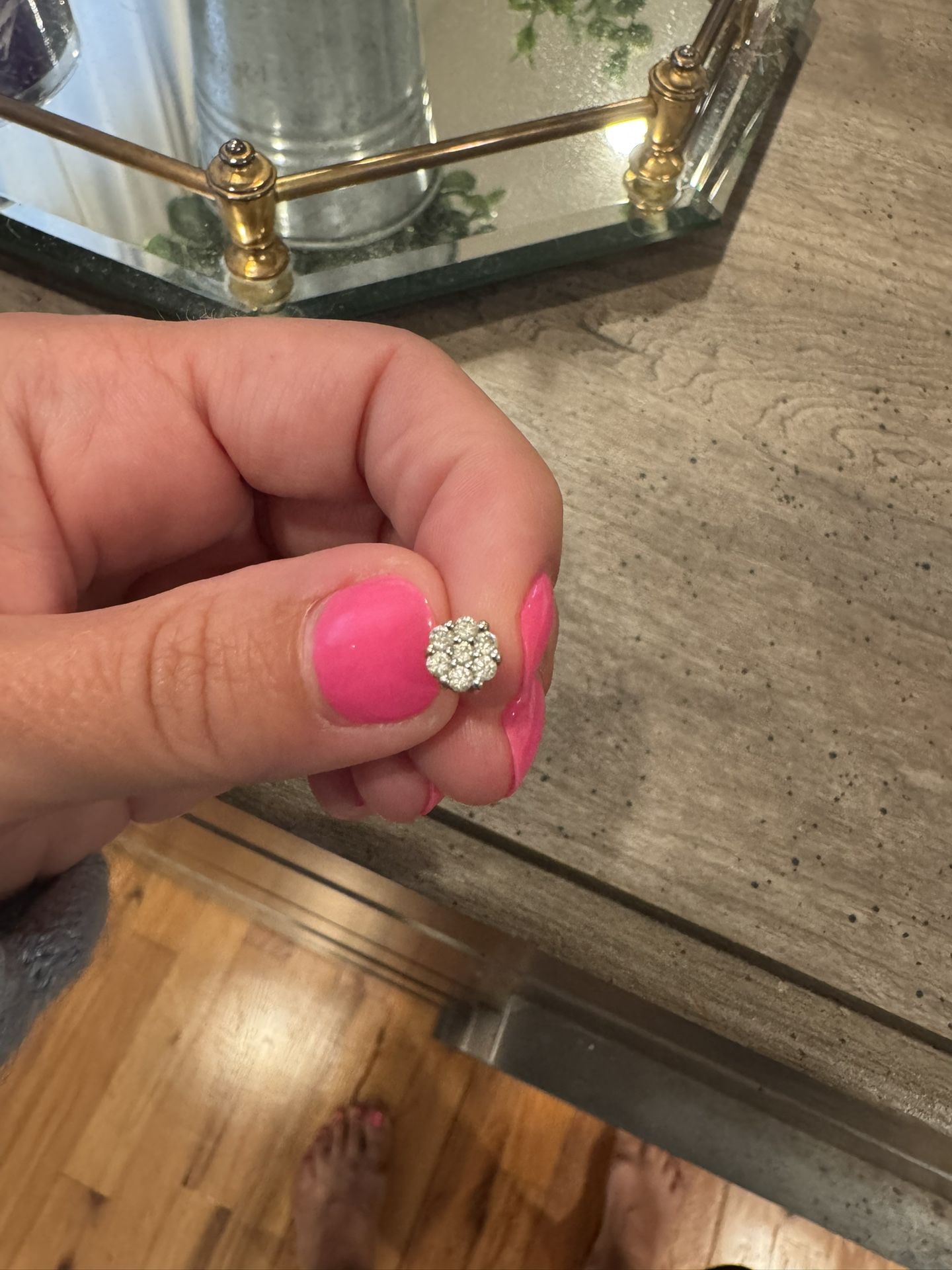 Single Diamond Earring