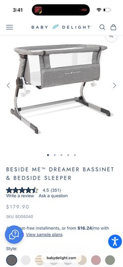 Baby Delight Bedside bassinet