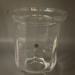 VTG Dartington 24% Lead Crystal Ripple 8” Vase England