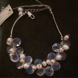 Moonstone & Fresh Pearl Bracelet 