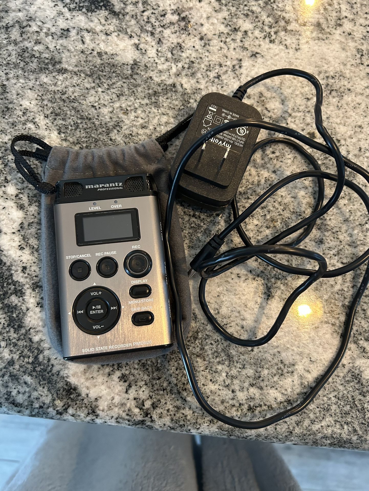 Marantz PMD620 with foot pedal