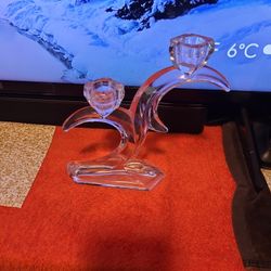 DOUBLE CANDLE HOLDER(Never Used)