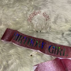 Happy Birthday Crown and Sash