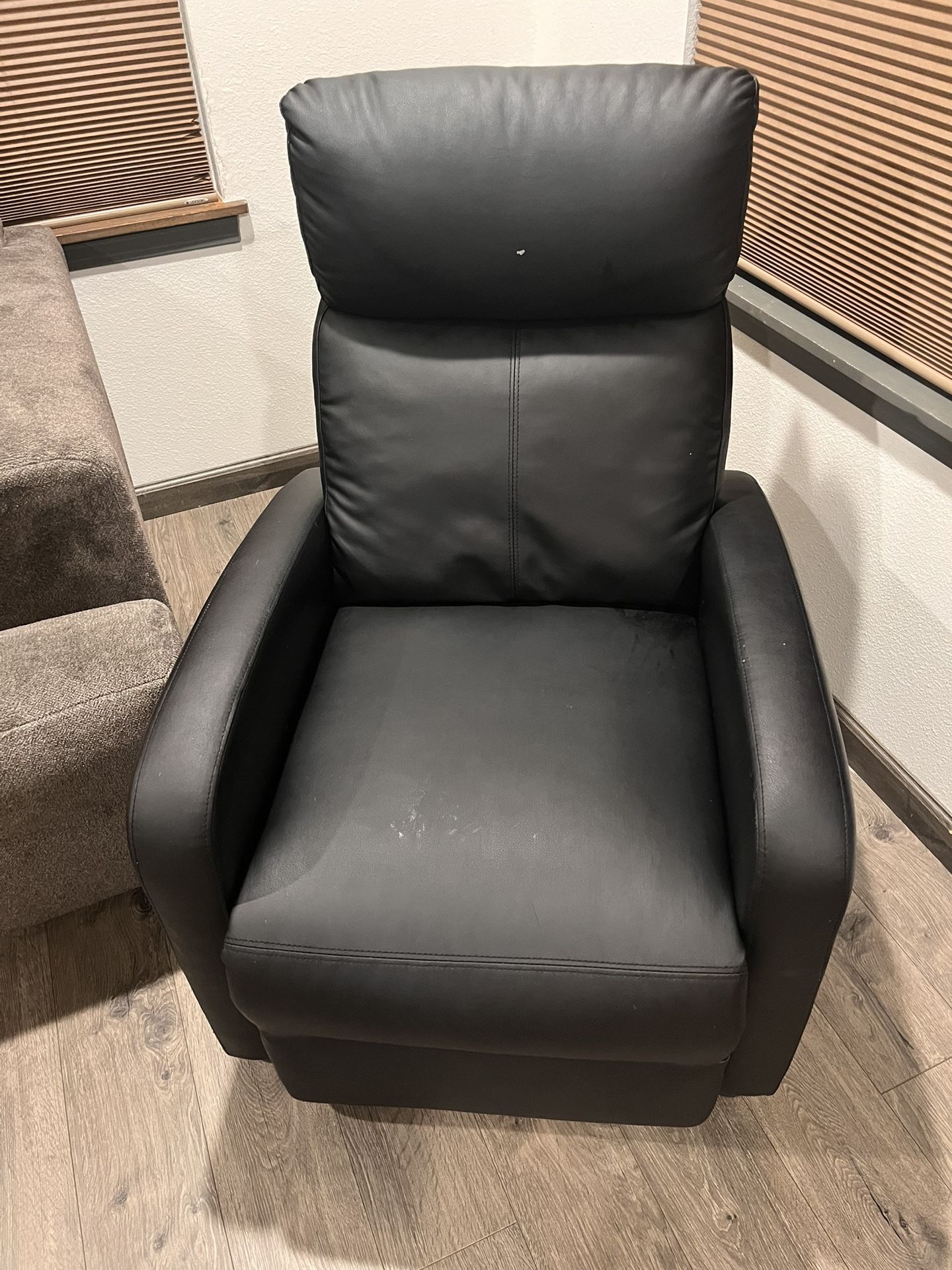 Black recliner 