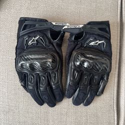 USED WOMENS ALPINESTARS STELLA GLOVES SIZE SMALL