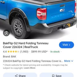 Ford Maverick Bakflip Tri Fold Bed Cover (Gen 2)