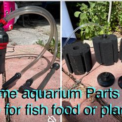 Trading some aquarium parts items for aquarium plants or fish food