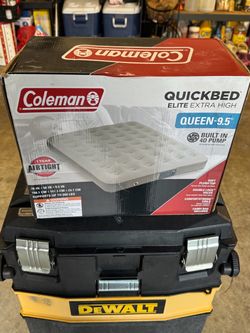 NEW Coleman QuickBed Elite Extra High Queen Air Mattress