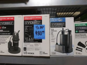 $80. SUB-PUMPS and PLUMBING