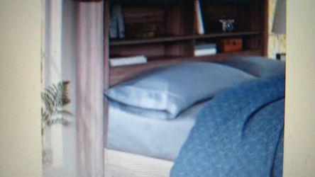 Better Homes and Gardens Lafayette Bookcase Headboard, Washed