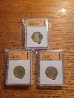 2011S  PR70CAM Presidential Dollars