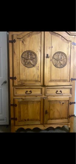 Rustic Solid wood TV Stand/Armoire