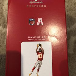 Hallmark keepsake Travis Kelce ornament