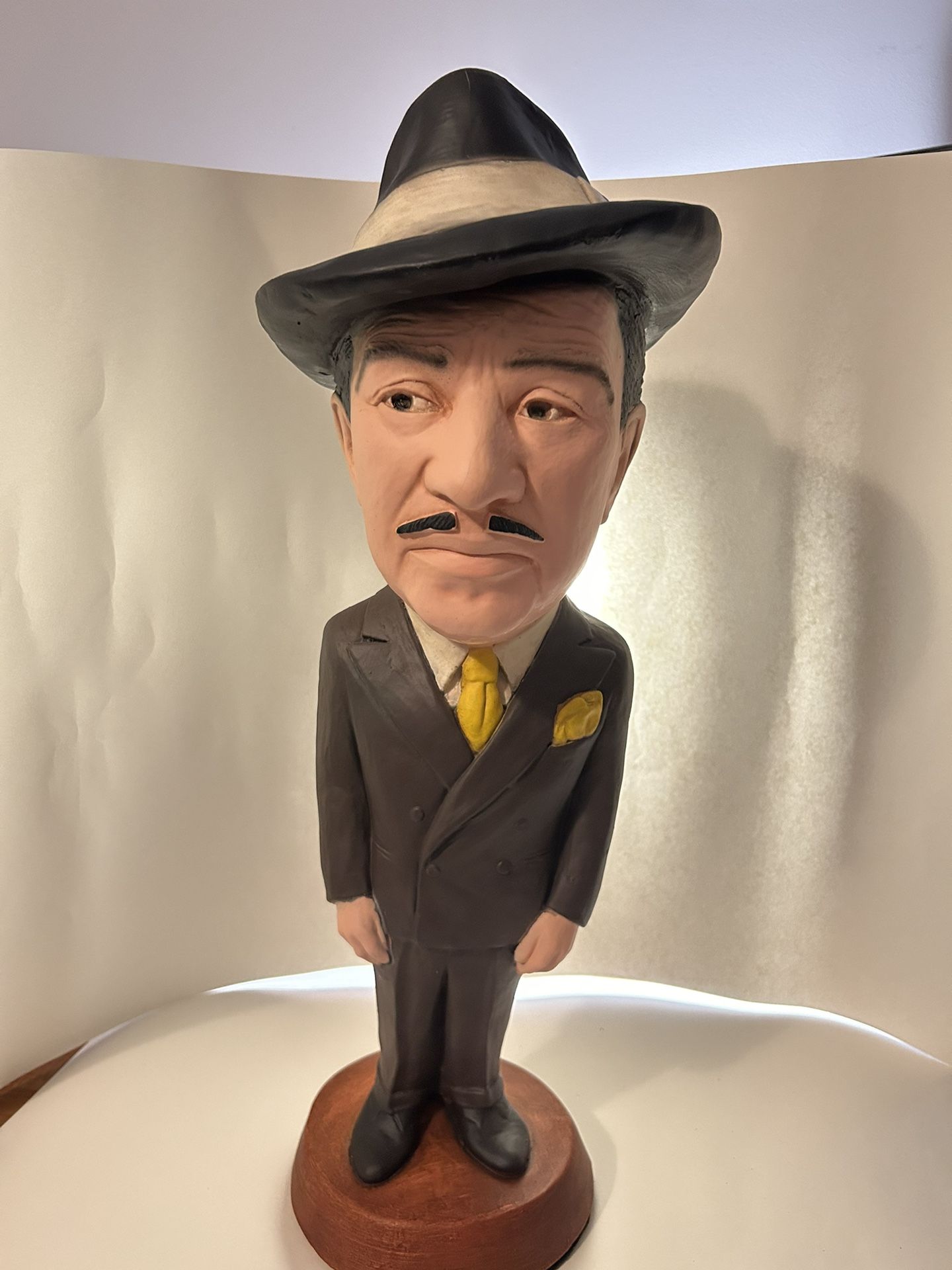 RARE VINTAGE ABBOTT & COSTELLO ESCO CHALKWARE STATUE