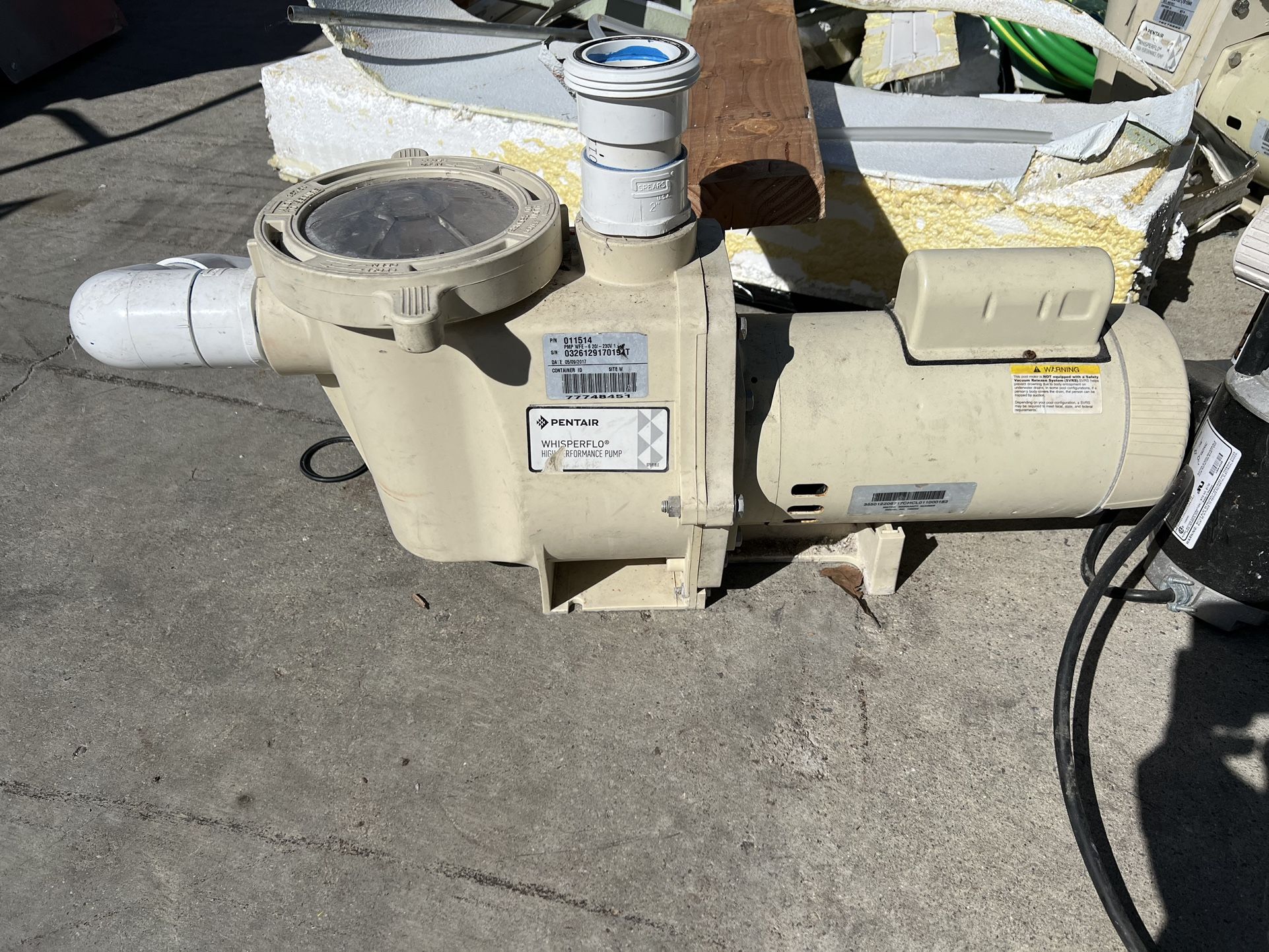 Pentair Whisper Flow Pool Pump