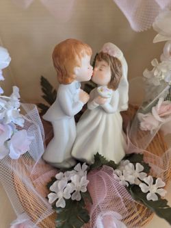 wedding cake topper vintage