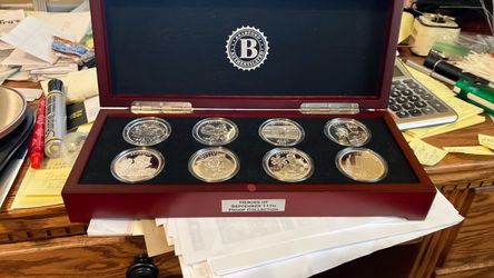 Bradford Exchange The Heroes Of September 11th Silver Proof Collection