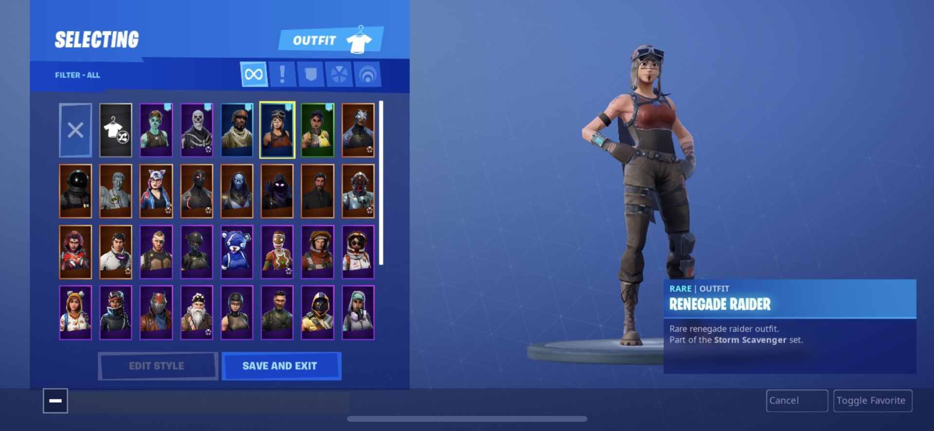 OG FORTNITE SKULL TROOPER RENEGADE RAIDER GHOUL TROOPER ARIAL ASSAULT TROOPER ACC