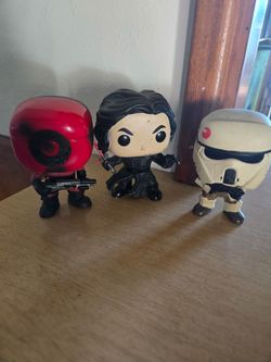 Star Wars Funko Pop Figures Set of 3