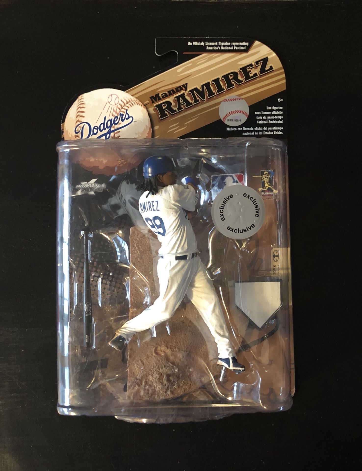 2009 Manny Ramirez Los Angeles Dodgers MLB Baseball Mcfarlane Action Figure Toys R Us Exclusive BRAND NEW