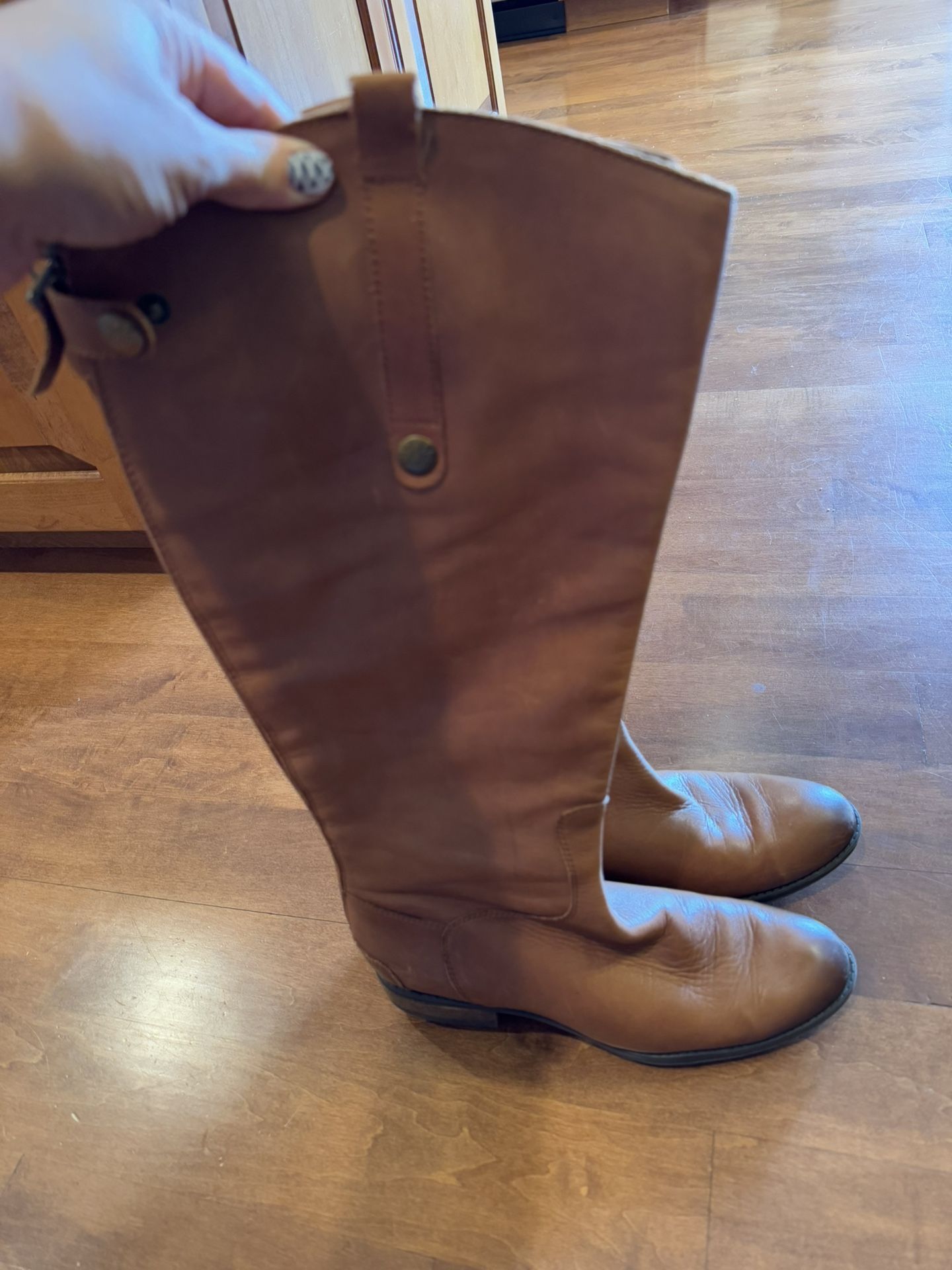 Woman’s Sam Edelman Leather Riding Boots Shipping Available