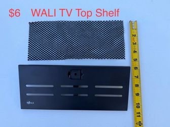 WALI TV Top Shelf - Adjustable Mount for Camera, Speaker, Streaming Box