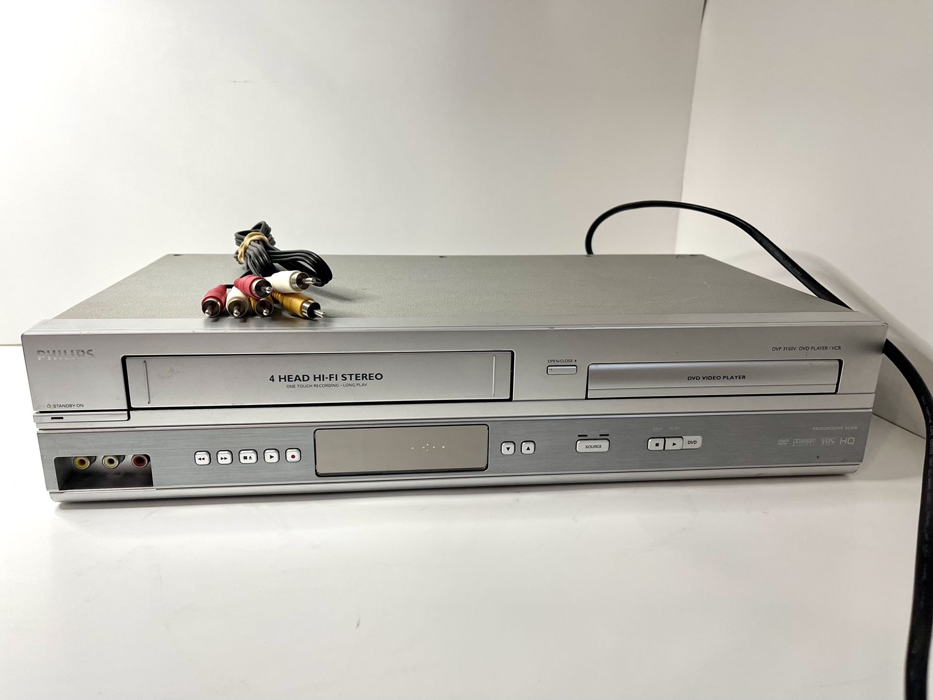 Philips  DVD/VCR Combo Player VHS Tested And Working No Remote