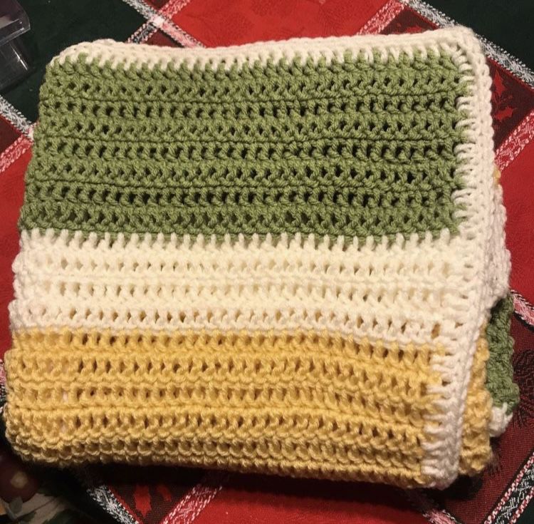 Baby Blanket - Green Bay Packer Colors 