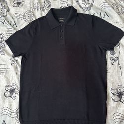 Black Men’s Polo Shirt Size M