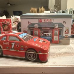 Set of Two Coca Cola Tins 