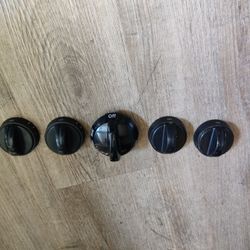 GE Gas Stove Knobs For Sale (Set Of 5)
