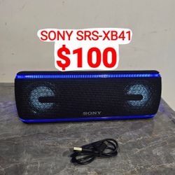 Sony SRS-XB41 Party Light Portable Bluetooth Speaker USB