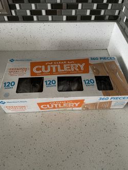 Member’s Mark Clear Cutlery Combo Pack 360 Piece 