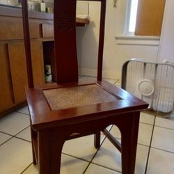 $1.  Wood Super Strong Kitchen Table Chair 