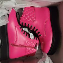 Girls Pink Boots
