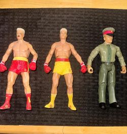 Jakks Rocky Drago Figures 3X 