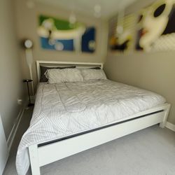 King Size Bed Frame and Mattress