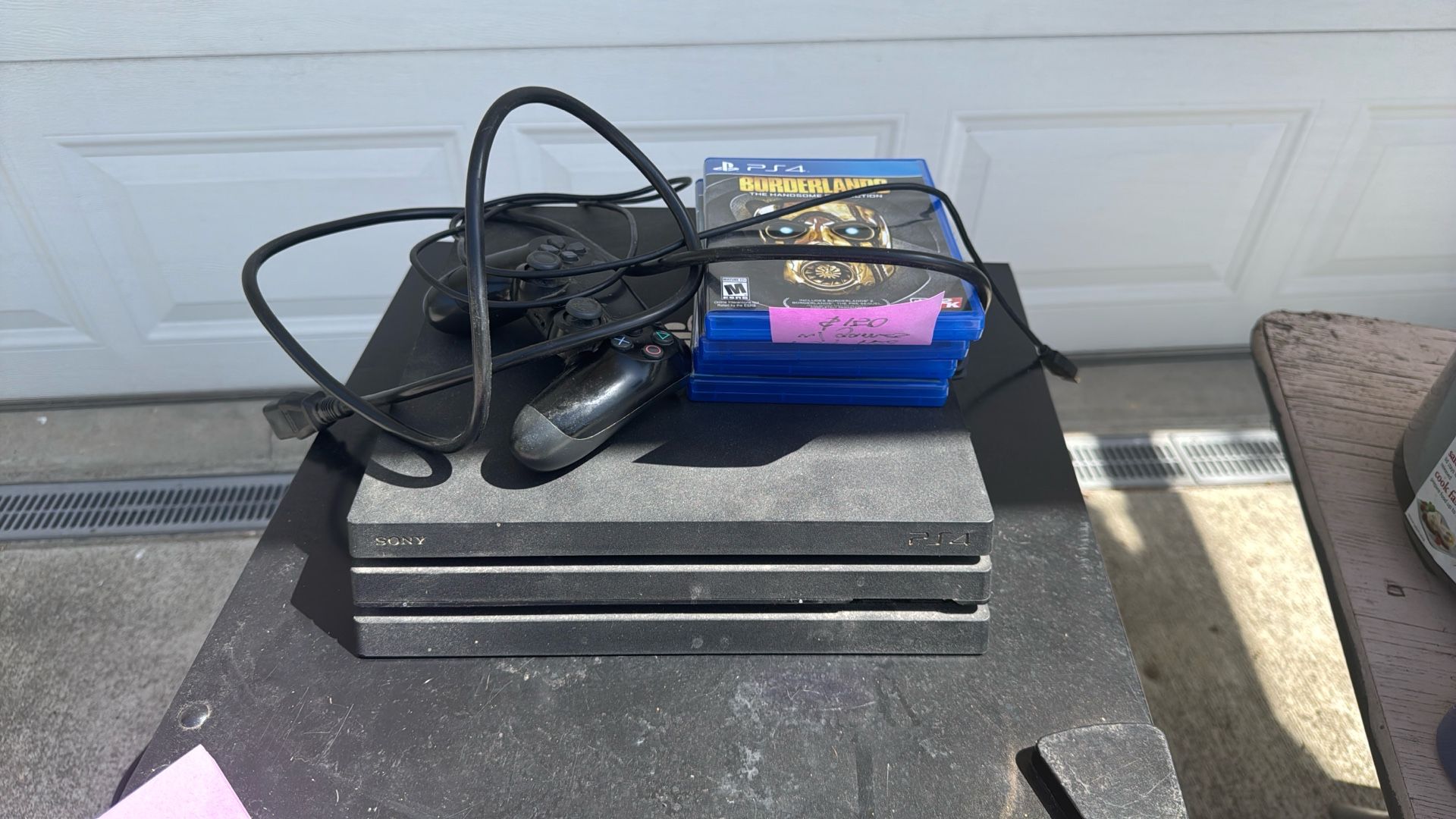 PS4 Pro With Controller And 4 Games